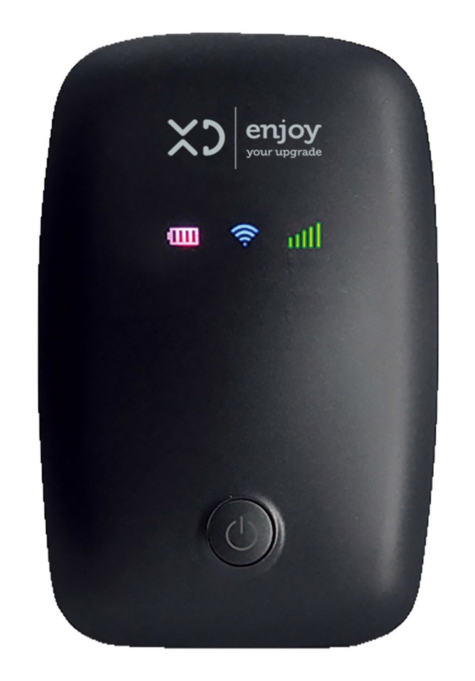 XD Enjoy XDSAPM3 router wireless Banda singola (2.4 GHz) 4G Nero