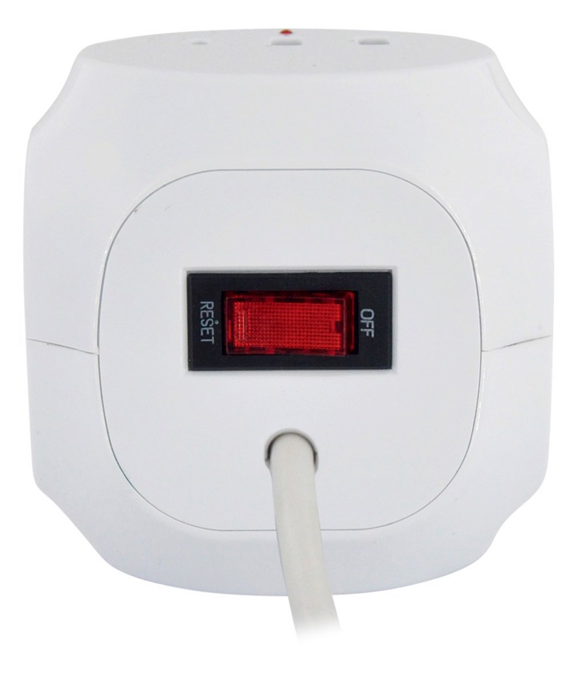 XD Enjoy XDSL1088 prolunghe e multiple 1,5 m 5 presa(e) AC Interno Blu, Bianco