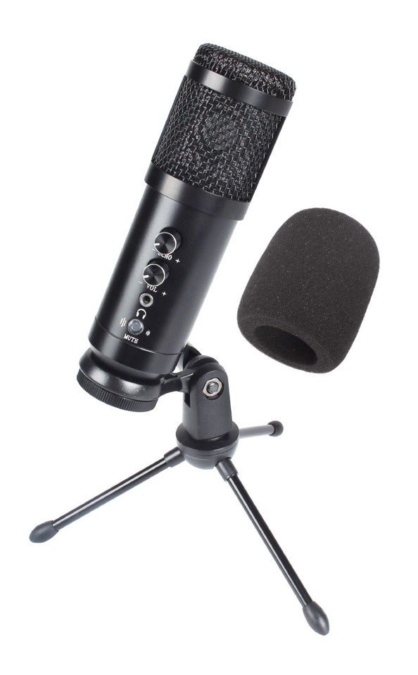 XD Enjoy XDUM858 microfono Nero Microfono da tavolo