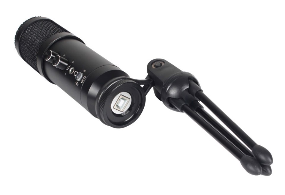 XD Enjoy XDUM858 microfono Nero Microfono da tavolo