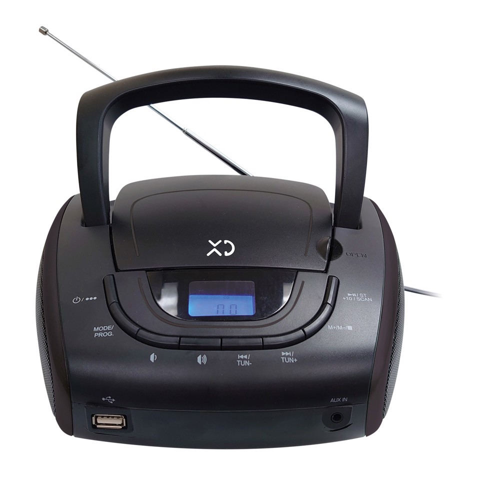 XD Enjoy XDUSB918PBLK lettore CD Lettore CD portatile Nero