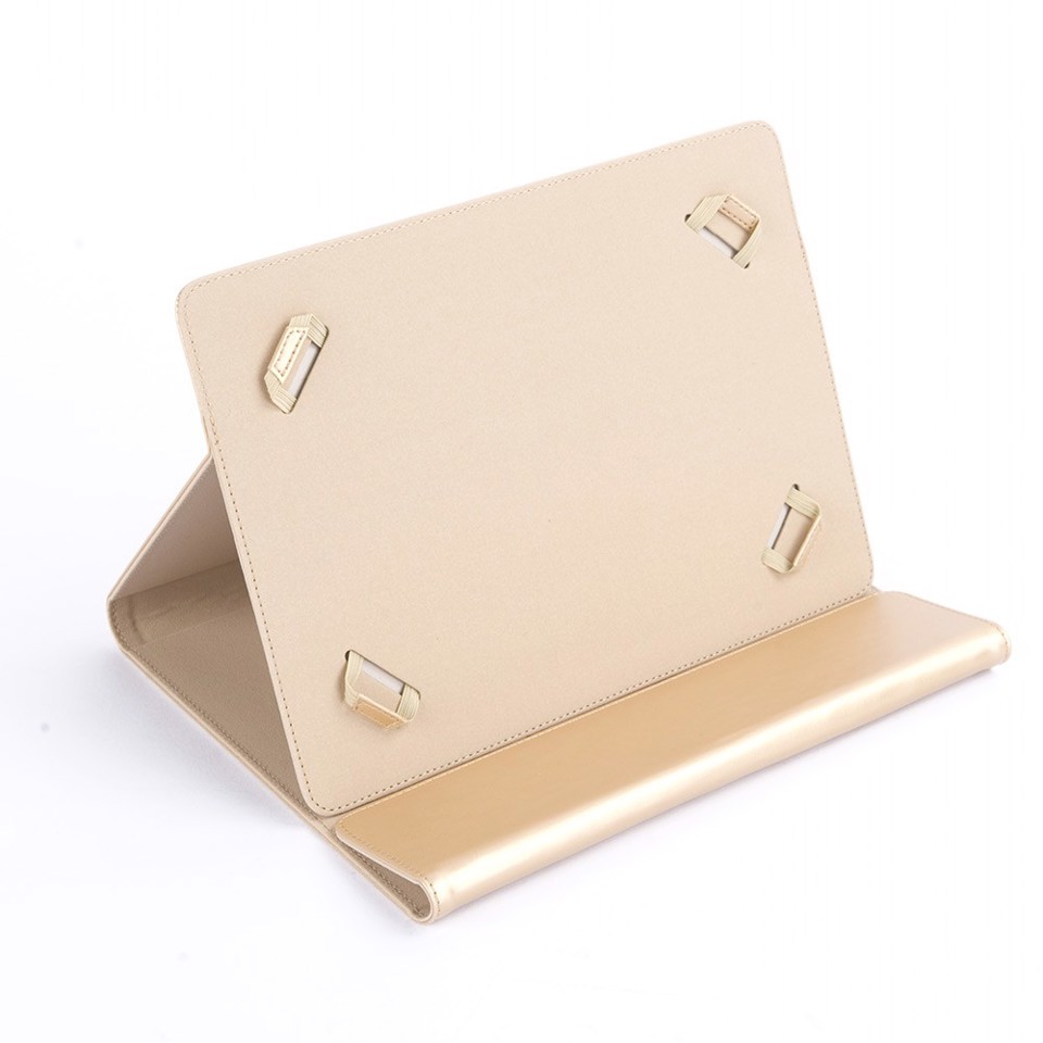 XD Enjoy XDWXDTABLET03 custodia per tablet 26,4 cm (10.4") Custodia a libro Champagne