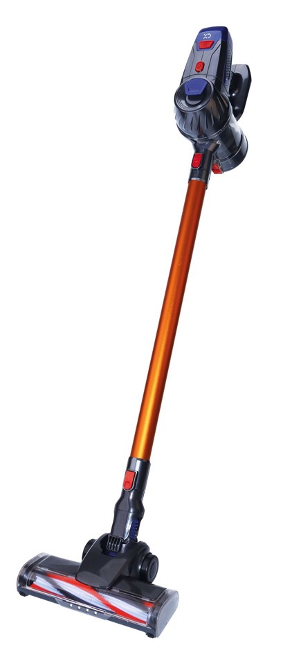 XD Enjoy XDZK33 aspirapolvere senza filo Grigio, Arancione, Rosso Senza sacchetto