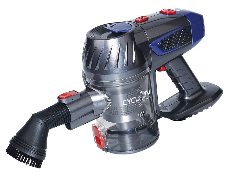 XD Enjoy XDZK33 aspirapolvere senza filo Grigio, Arancione, Rosso Senza sacchetto