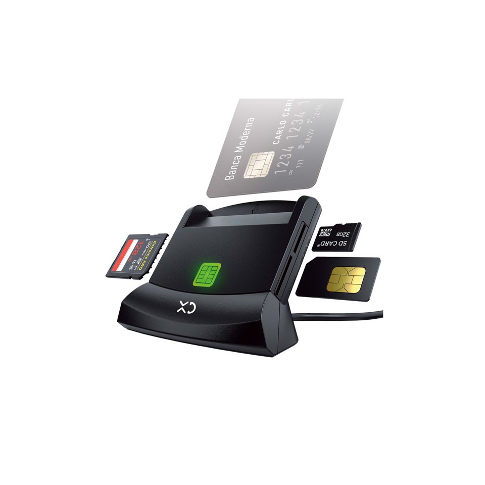 XD Enjoy XDZOW66 lettore di card readers USB USB 3.2 Gen 1 (3.1 Gen 1) Nero