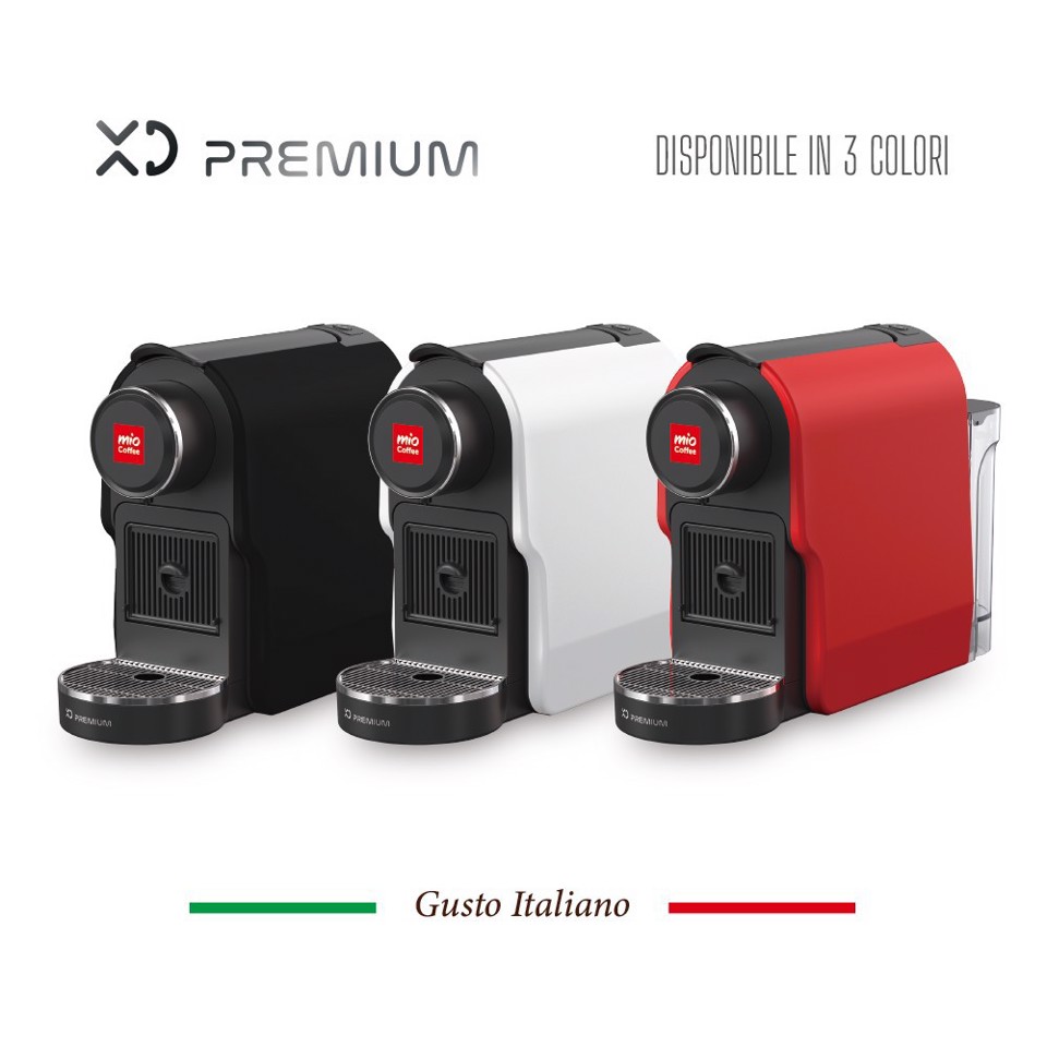 Macchina per caffè espresso a capsule compatibili Nespresso Bianca