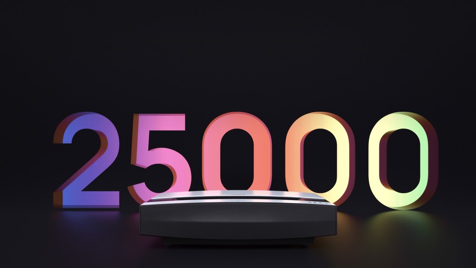 XGIMI Aura videoproiettore Proiettore a raggio ultra corto 2400 ANSI lumen DLP 2160p (3840x2160) Compatibilità 3D Nero, Argento