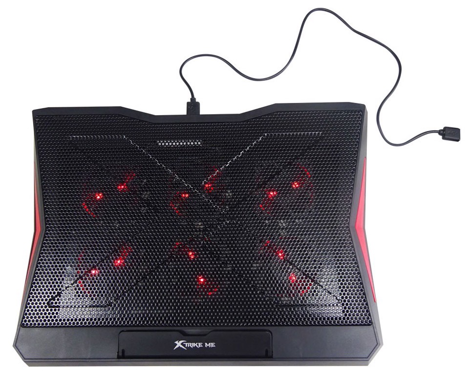 Xtrike Me FN-811 base di raffreddamento per notebook 43,2 cm (17") Nero