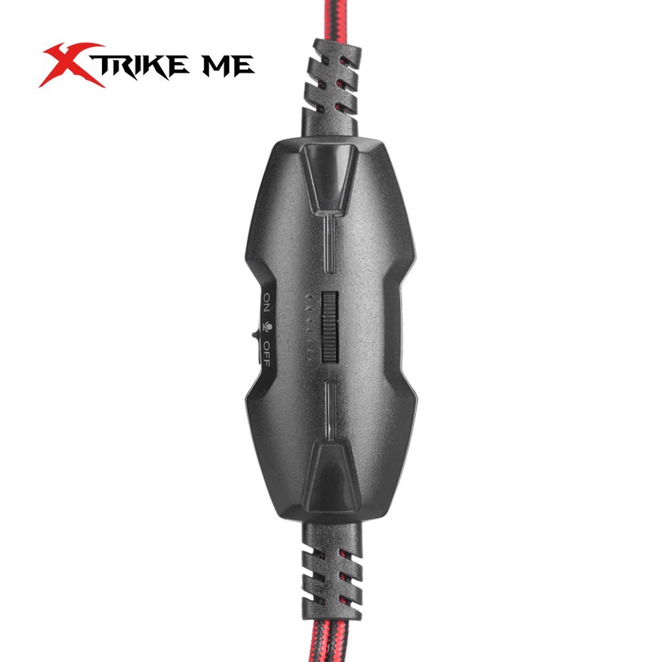 Xtrike Me GH-890 Auricolare Cablato A Padiglione Giocare Nero, Rosso