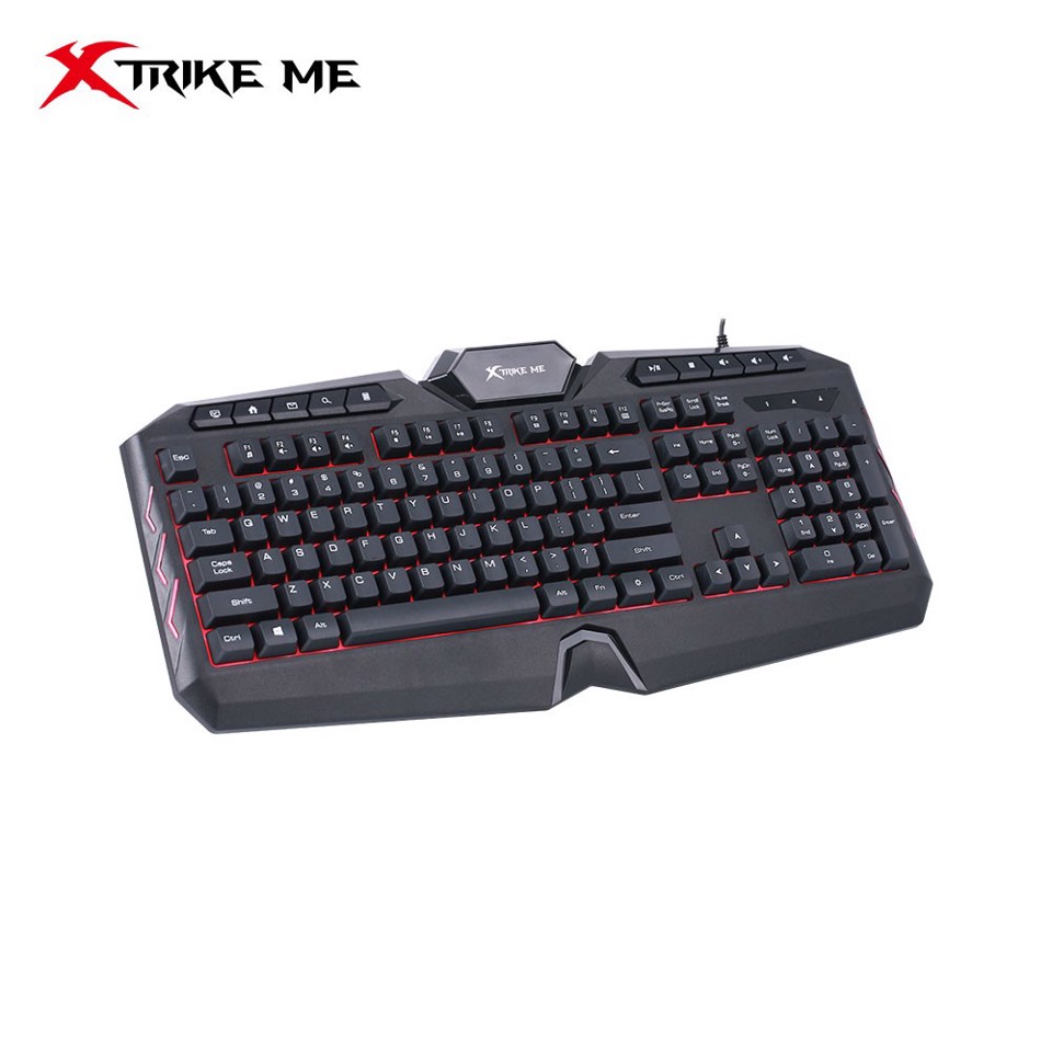 Xtrike Me KB-509 tastiera USB Nero