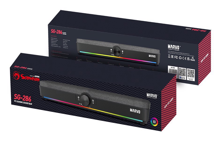 Xtrike Me XDXT286 altoparlante soundbar Nero