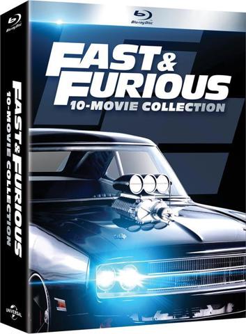 Dvd fast collection 1-10 b-ray
