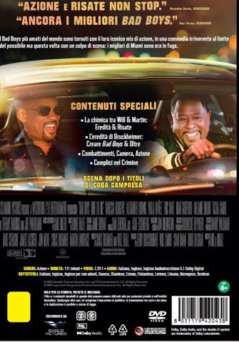 Dvd bad boys: ride or die