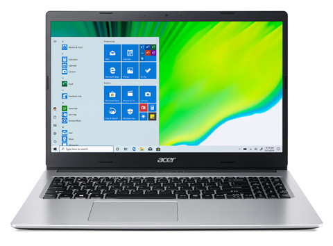 Acer Aspire 3 A315-23 Computer portatile 39,6 cm (15.6") 1920 x 1080 Pixel AMD Ryzen 3 8 GB DDR4-SDRAM 512 GB SSD Wi-Fi 5 (802.11ac) Windows 10 Home Argento