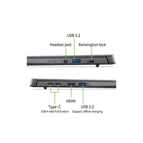 Acer Aspire 14 AI Notebook | 14" WUXGA | Intel Core Ultra 5 226V | 16 GB DDR5-SDRAM | 512 GB SSD | Copilot+ PC | Windows 11 Home | QWERTY