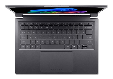 Acer Aspire 14 AI Intel Core Ultra 7 256V Computer portatile 35.6 cm (14") OLED 16 GB LPDDR5x-SDRAM 512 GB SSD Wi-Fi 6E (802.11ax) Windows 11 Home Grigio