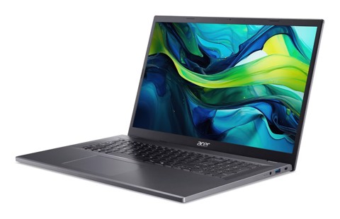 Acer Aspire 17 A17-51M-71QK Intel® Core™ i7 i7-13620H Computer portatile 43,9 cm (17.3") Full HD 16 GB DDR5-SDRAM 1 TB SSD Wi-Fi 6E (802.11ax) Windows 11 Pro Italiano Grigio