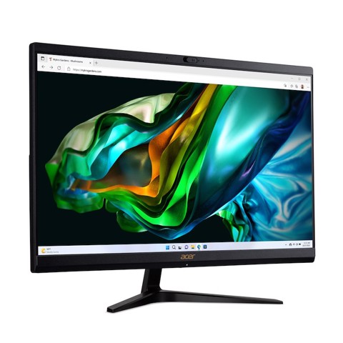 Acer Aspire C24-1800 Intel® Core™ i5 i5-12450H 60,5 cm (23.8") 1920 x 1080 Pixel 8 GB DDR4-SDRAM 512 GB SSD PC All-in-one Windows 11 Home Wi-Fi 6E (802.11ax) Nero