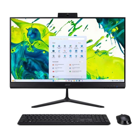 Acer Aspire C24-2G AMD Ryzen™ 5 7430U 60,5 cm (23.8") 1920 x 1080 Pixel PC All-in-one 8 GB DDR4-SDRAM 512 GB SSD Windows 11 Home Wi-Fi 6 (802.11ax) Nero
