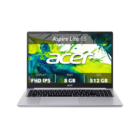 Acer Aspire Lite AL15-48P-R9NV AMD Ryzen™ 7 5825U Computer portatile 39,6 cm (15.6") Full HD 8 GB DDR4-SDRAM 512 GB SSD Wi-Fi 6 (802.11ax) Argento QWERTY Italiano