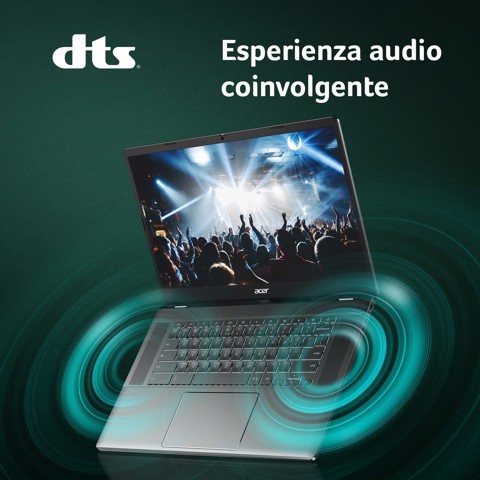 Acer Chromebook Plus 515 CB515-2H-34ZU Laptop con IA Google, 15.6" Full HD, Intel Core i3-1215U, 8GB DDR5-SDRAM, 256GB SSD, Wi-Fi 6E (802.11ax), ChromeOS, Grigio, con funzioni di intelligenza artificiale