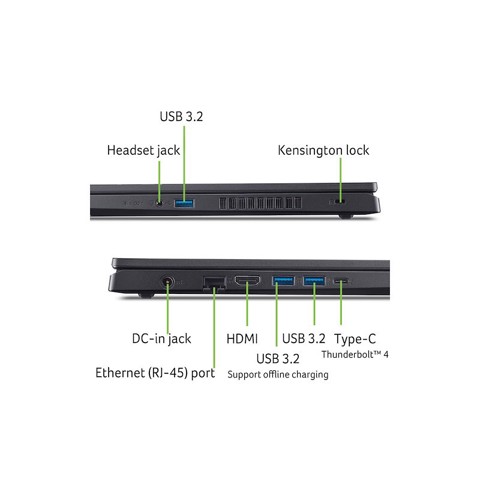 Acer Nitro V 15 ANV15-52-98C4 Intel® Core™ i9 i9-13900H Computer portatile 39,6 cm (15.6") Full HD 32 GB DDR4-SDRAM 1 TB SSD NVIDIA GeForce RTX 5060 Wi-Fi 6 (802.11ax) Windows 11 Home Italiano Nero