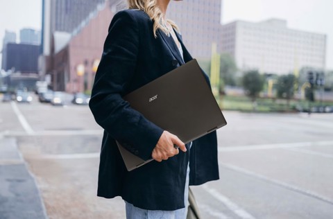 Acer PD163Qbmiuux Monitor PC 39,6 cm (15.6") 1920 x 1080 Pixel Double Full HD LED Grigio