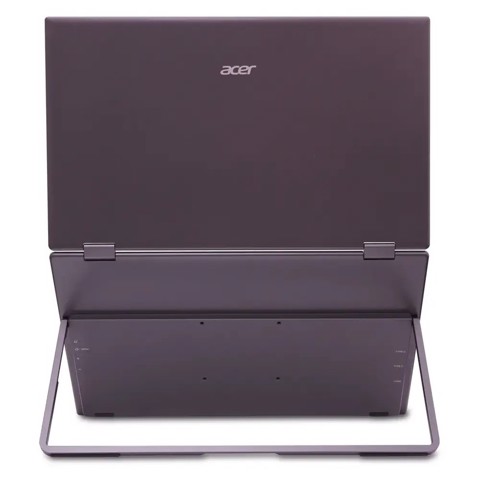 Acer PD163Qbmiuux Monitor PC 39,6 cm (15.6") 1920 x 1080 Pixel Double Full HD LED Grigio