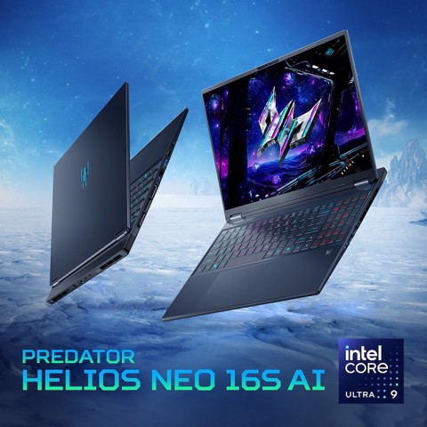 Acer Predator Helios Neo 16S AI PHN16S-71-96M5 Intel Core Ultra 9 275HX Computer portatile 40,6 cm (16") WQXGA 32 GB DDR5-SDRAM 2 TB SSD NVIDIA GeForce RTX 5070 Ti Wi-Fi 6 (802.11ax) Windows 11 Home Italiano Nero