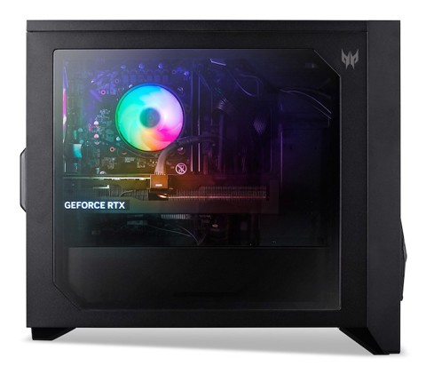 Acer Predator PO3-665_H810 Intel Core Ultra 7 265F 16 GB DDR5-SDRAM 1 TB SSD NVIDIA GeForce RTX 5060 Windows 11 Home Desktop Gaming Nero