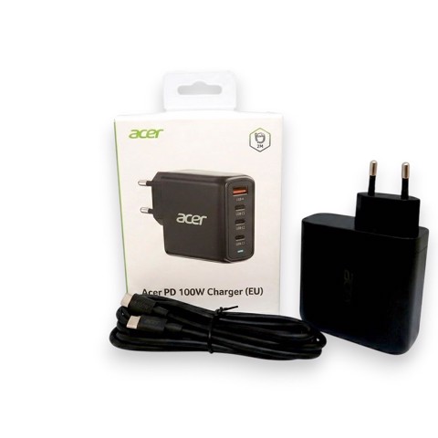 Acer ZL.ADTCC.00L Caricabatterie per dispositivi mobili Universale Nero AC Ricarica rapida Interno