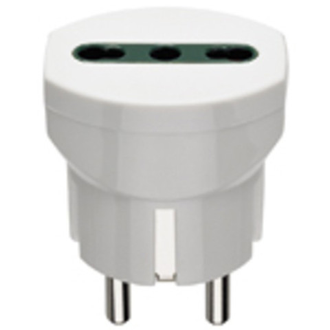 Adattatore ted/franc +P17/11 bianco
