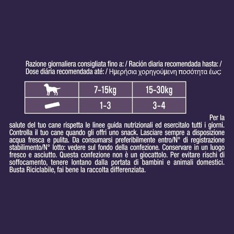 ADVENTUROS 12332735 Strips Snack Cane al gusto Cervo 90 g