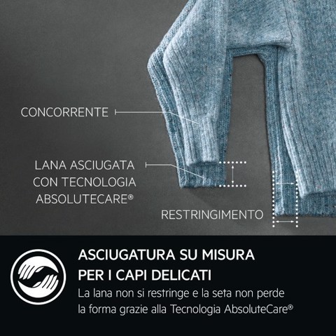 AEG 916 900 828 asciugatrice Libera installazione Caricamento frontale 10 kg Bianco