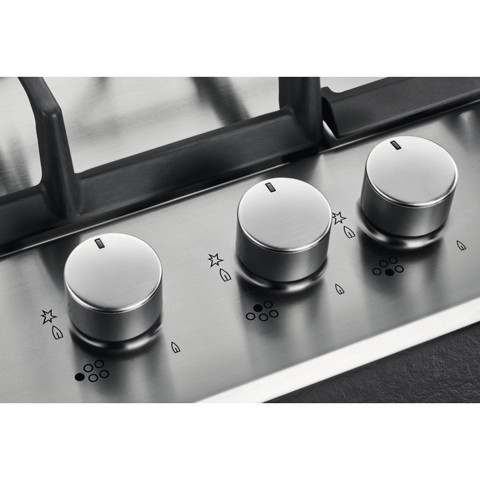 AEG 949 640 849 piano cottura Argento Da incasso 60 cm Gas 4 Fornello(i)