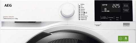AEG ASCIUGATRICE 8 KG CLASSE B TR8HGBG8B MADE IN EUROPE