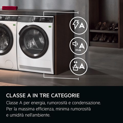 AEG Asciugatrice 9 Kg Classe A XTR9HBGA9YA MADE IN EUROPE