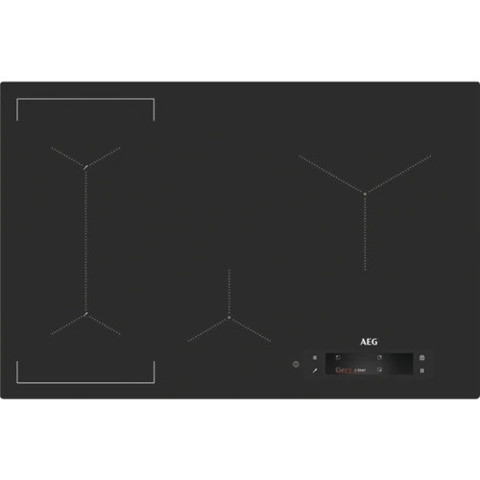 AEG IAE84881IB Nero Da incasso 80 cm Piano cottura a induzione 4 Fornello(i)