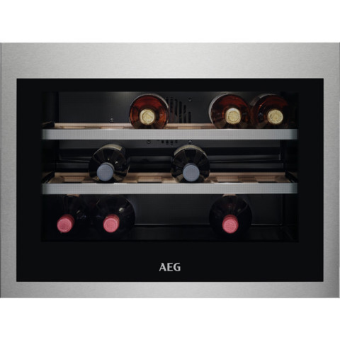 AEG KWE884520M Cantinetta termoelettrica Da incasso Acciaio inossidabile 18 bottiglia/bottiglie