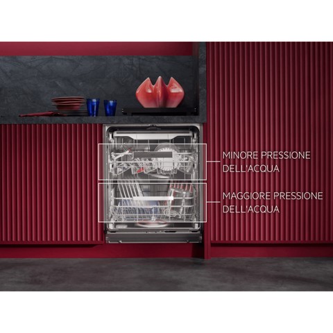 AEG Lavastoviglie Incasso 60 Cm - Flat Sottopiano 14 Coperti Classe A 40 Dba MADE IN ITALY GU8200A2SGM