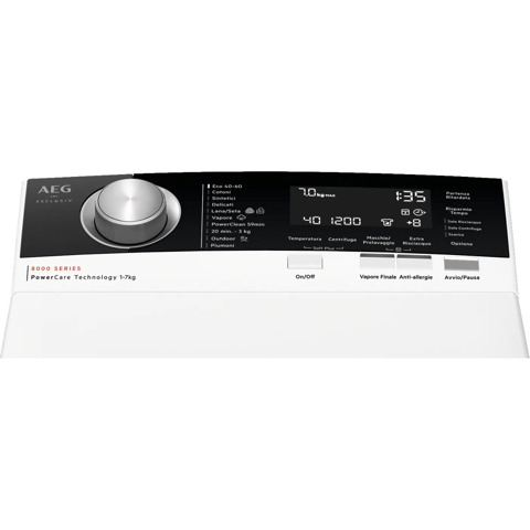 AEG Lavatrice Carica Alto 7 Kg Classe A 1300 Giri XTR8BGC37A MADE IN EUROPE