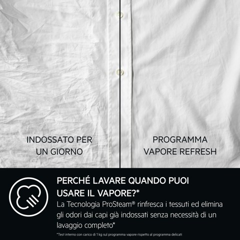 AEG LAVATRICE CARICA FRONTALE 11 KG CLASSE A-30% 1400 GIRI XLR7FH11YV MADE IN ITALY