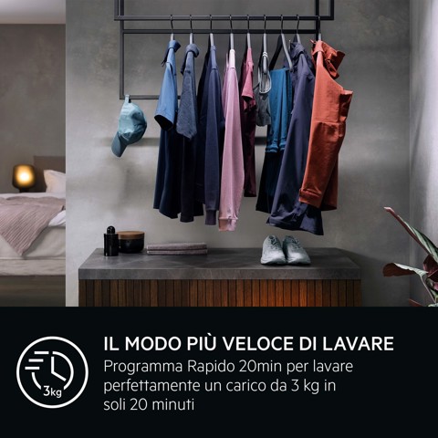 AEG LAVATRICE CARICA FRONTALE 11 KG CLASSE A-30% 1400 GIRI XLR7FH11YV MADE IN ITALY