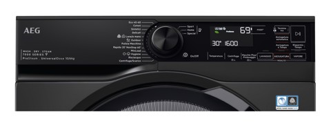 AEG LWR7BLACK lavasciuga Libera installazione Caricamento frontale Nero D