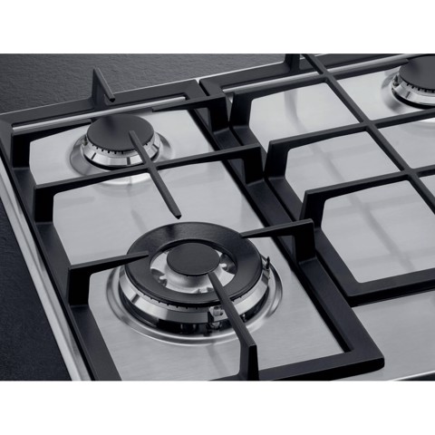 AEG Piano Gas Comandi Frontali 60 Cm HGB64400SM