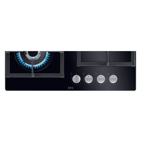 AEG Piano Gas Comandi Frontali 60 Cm HKB64420NB