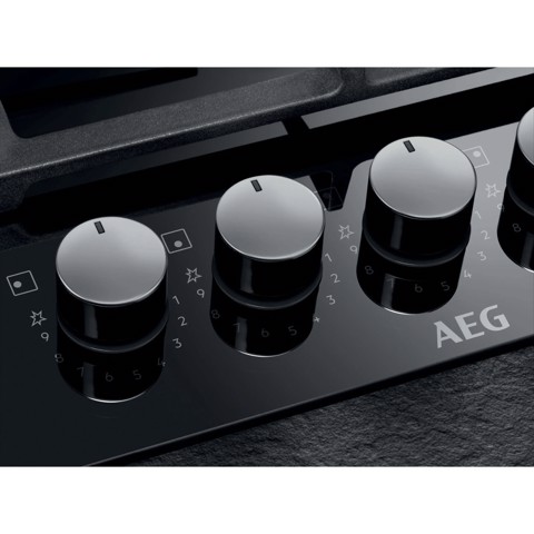 AEG Piano Gas Comandi Frontali 75 Cm HKB75820NB