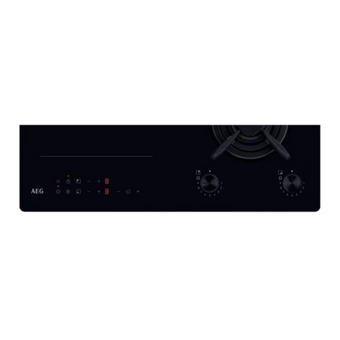 AEG Piano Gas+Induz. Comandi Frontali 60 Cm MADE IN ITALY CN071436DH