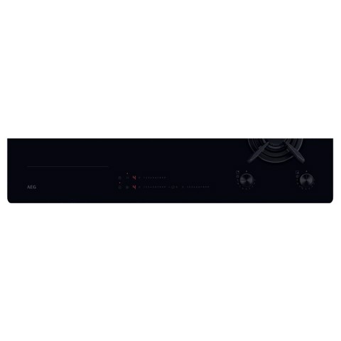 AEG Piano Gas+Induz. Comandi Frontali 90 Cm HDB95623NB