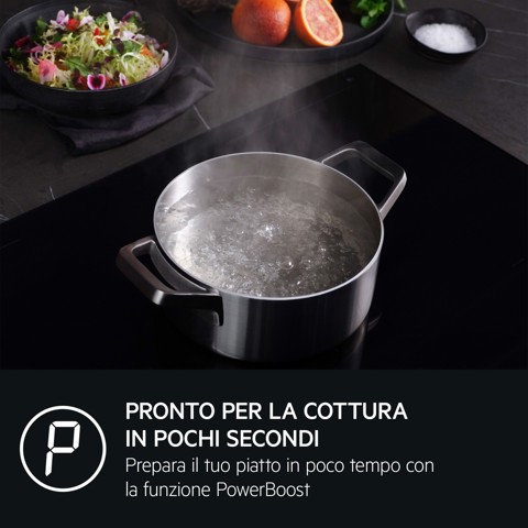 AEG PIANO INDUZIONE BOIL&FRY SAPHIRMATT 60 CM TI64IB3BIZ